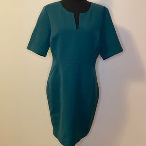NWT! Banana Republic Emerald Green Sheath Dress